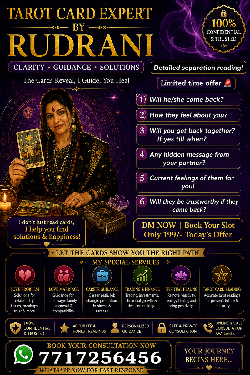 Tarot Reader Rudrani